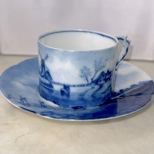 Rosenthal Sanssouci Delft Blue Cup & Saucer
